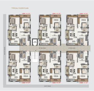 Project Image of 0.0 - 1161.0 Sq.ft 2 BHK Apartment for buy in SS Signature