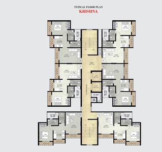 Project Image of 353.0 - 480.0 Sq.ft 1 BHK Apartment for buy in Laxmi Aangan Mahanadi Krishna And Ganga