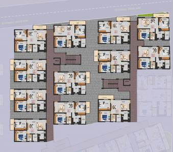 Project Image of 800.0 - 1515.0 Sq.ft 2 BHK Apartment for buy in Grihamithra GMC Aero Square