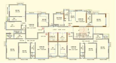 Project Image of 445.0 - 760.0 Sq.ft 1 BHK Apartment for buy in Morphosis Adagio