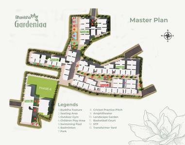 Project Image of 943.0 - 1242.0 Sq.ft 2 BHK Apartment for buy in Bhavisha Gardeniaa Phase 4
