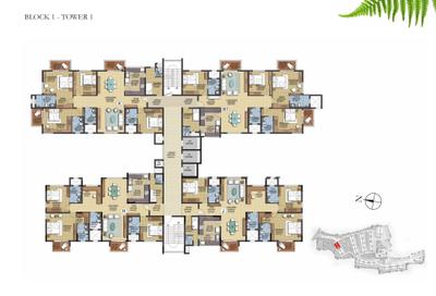 Project Image of 1174.0 - 2597.0 Sq.ft 2 BHK Apartment for buy in Prestige Ferns Residency