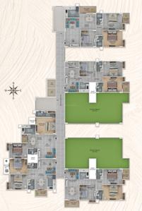 Project Image of 1134.0 - 1607.0 Sq.ft 2 BHK Apartment for buy in Griha Bhoglaxmi