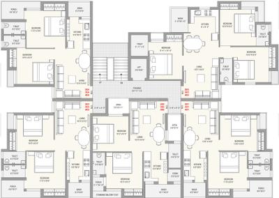 Project Image of 800 Sq.ft 3 BHK Apartment / Flat for sale in Madhapar for Rs. 3991000