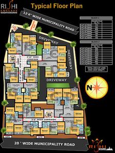 Project Image of 705.0 - 1254.0 Sq.ft 2 BHK Apartment for buy in Rishi Enclave