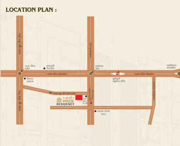 Aaryaa Karma Pride Residency Location Plan 1