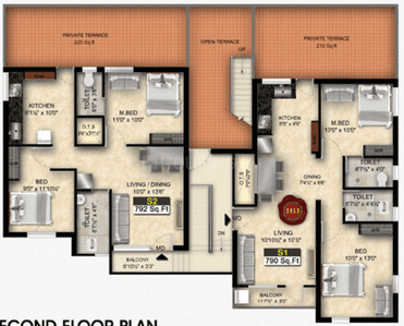 Project Image of 600.0 - 792.0 Sq.ft 2 BHK Apartment for buy in DAC Q