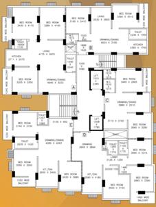 Project Image of 893.0 - 1599.0 Sq.ft 2 BHK Apartment for buy in Ganapati Heights