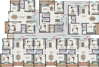 Project Image of 1296.0 - 1701.0 Sq.ft 2 BHK Apartment for buy in R Mountrose Apartment