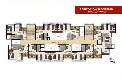 Project Image of 335.0 - 350.5 Sq.ft 1 BHK Apartment for buy in Arzoo Greens