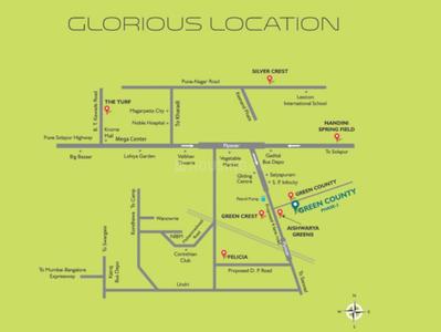 Project Image of 447.13 - 800.08 Sq.ft 1 BHK Apartment for buy in F5 Green County Phase II Wing B