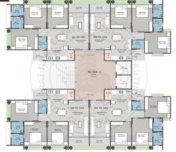 Project Image of 603.21 - 859.93 Sq.ft 2 BHK Apartment for buy in R J Radhe Elysium