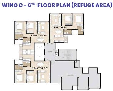 Project Image of 675.65 - 1078.22 Sq.ft 2 BHK Apartment for buy in Mahindra Alcove Wing A And C