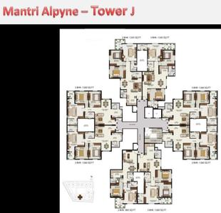 Project Image of 975.0 - 1860.0 Sq.ft 2 BHK Apartment for buy in Mantri Alpyne