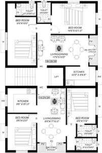 Project Image of 840.0 - 1314.0 Sq.ft 2 BHK Apartment for buy in Kwality Rajeswari Flats