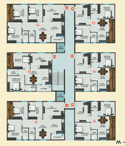 Project Image of 648.67 - 1037.34 Sq.ft 2 BHK Apartment for buy in Greenmetros Tulasi Bhagyanagar