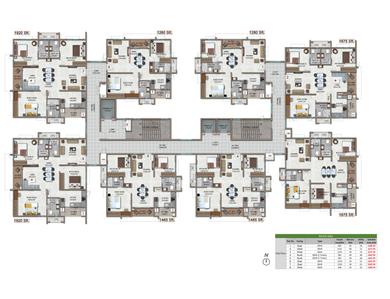 Project Image of 1280.04 - 2730.0 Sq.ft 2 BHK Apartment for buy in Aparna Serenity