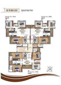 Project Image of 1595.0 - 2505.0 Sq.ft 3 BHK Apartment for buy in Arhum Tulsi