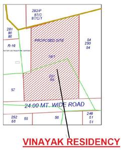 Vinayak Residency Site Plan 1