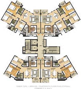 Project Image of 1555.0 - 4818.0 Sq.ft 2 BHK Apartment for buy in Ozone The Metrozone