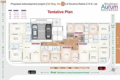 Project Image of 467.0 - 1220.0 Sq.ft 1 BHK Apartment for buy in Avvad Shubham Aurum