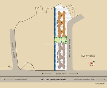 Project Image of 608.0 - 1100.0 Sq.ft 2 BHK Apartment for buy in Sheth Athena