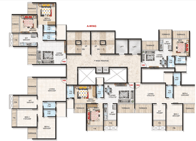 Project Image of 1245 Sq.ft 2 BHK Apartment / Flat for sale in Ulwe for Rs. 19500000