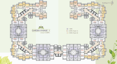 Project Image of 430.0 - 661.0 Sq.ft 1 BHK Apartment for buy in Sri Garden Avenue K