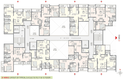 Project Image of 0.0 - 901.0 Sq.ft 2 BHK Apartment for buy in Mangalmurti Residency