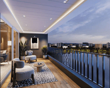 Project Image of 1200.0 - 1600.0 Sq.ft 2 BHK Apartment for buy in Ajmera Marina