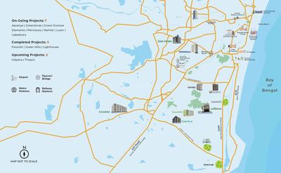 Project Image of 1331.0 - 1665.0 Sq.ft 3 BHK Apartment for buy in Udyana at TVS Emerald Aaranya