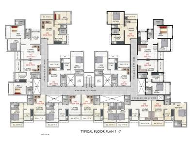 Project Image of 462.0 - 600.0 Sq.ft 1 BHK Apartment for buy in Vastu Heritage