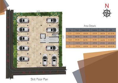 Project Image of 1067.0 - 1430.0 Sq.ft 2 BHK Apartment for buy in Vishnu Roshitha Flats