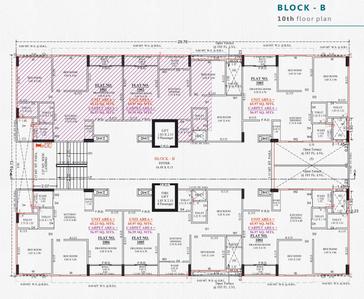 Project Image of 613.22 - 852.39 Sq.ft 2 BHK Apartment for buy in Shree Balaji Satyam Luxuria