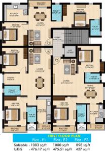 Project Image of 898.0 - 1245.0 Sq.ft 2 BHK Apartment for buy in Global Grand