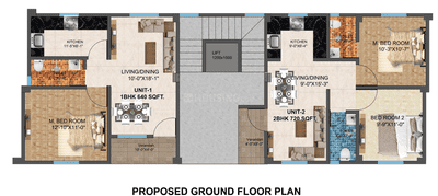 Project Image of 720.0 - 1060.0 Sq.ft 2 BHK Apartment for buy in ABS Anirban