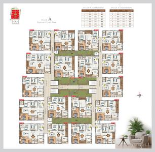 Project Image of 1827.0 - 2313.0 Sq.ft 3 BHK Apartment for buy in KSN Sreevaari Pride