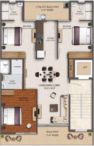 Project Image of 1550 Sq.ft Residential Plot / Land for sale in Sector 93 for Rs. 39560000