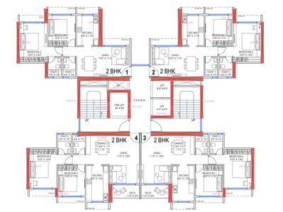 Project Image of 1515 Sq.ft 2 BHK Apartment / Flat for sale in Ghansoli for Rs. 17700000