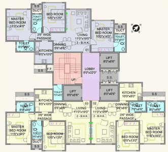 Project Image of 714.0 - 1133.0 Sq.ft 2 BHK Apartment for buy in Pride Park Royale
