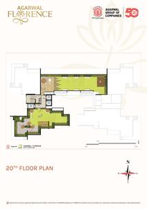 Project Image of 628.18 - 915.04 Sq.ft 2 BHK Apartment for buy in Agarwal Florence