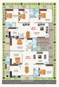 Project Image of 2600.0 - 2800.0 Sq.ft 3 BHK Apartment for buy in SLV Mahatee Residency