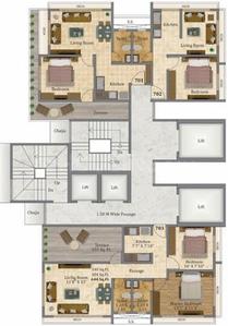 Project Image of 367.0 - 1388.0 Sq.ft 1 BHK Apartment for buy in Sanaya Krish Royale