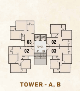 Project Image of 530.34 - 641.1 Sq.ft 2 BHK Apartment for buy in Spelndid Murlidhar Sky