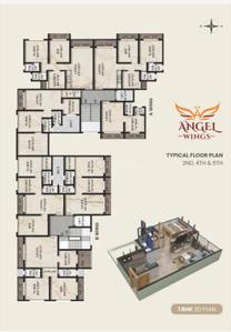 Project Image of 221.41 - 500.84 Sq.ft 1 RK Apartment for buy in Sky Touch Angel Wings