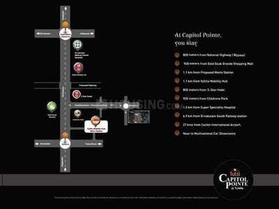 Project Image of 0.0 - 1842.0 Sq.ft 3 BHK Apartment for buy in Capitol Pointe
