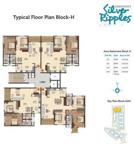 Project Image of 1285.0 - 2155.0 Sq.ft 2 BHK Apartment for buy in Sumadhura Silver Ripples