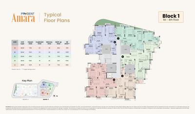 Project Image of 1080.0 - 1214.0 Sq.ft 3 BHK Apartment for buy in Prudent Amara
