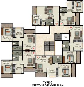 Project Image of 368.0 - 408.0 Sq.ft 1 BHK Apartment for buy in Panika Vangani Darshan Phase 1