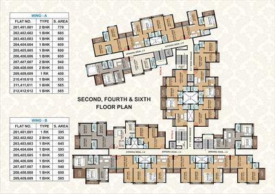 Project Image of 273.0 - 546.0 Sq.ft 1 RK Apartment for buy in Sagar Aradhna